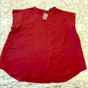 NEW Burgundy Keyhole Blouse from Stitch Fix
